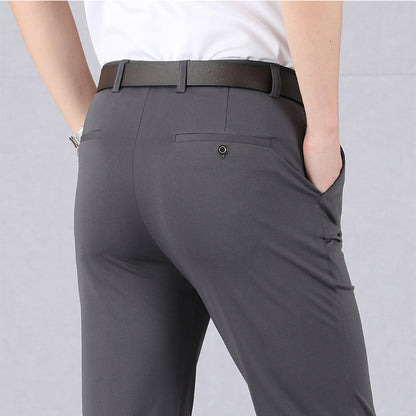 Herrenhosen – Smart Casual – Schmaler Schnitt – Stretchhosen – Anzughosen-HauteBerlin