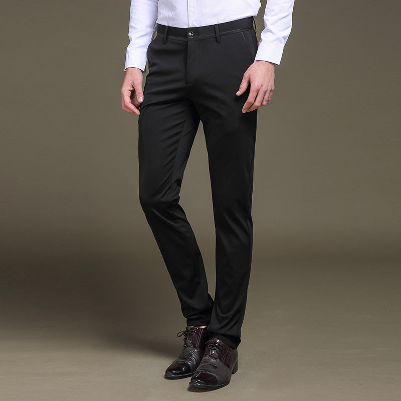 Herrenhosen – Smart Casual – Schmaler Schnitt – Stretchhosen – Anzughosen-HauteBerlin