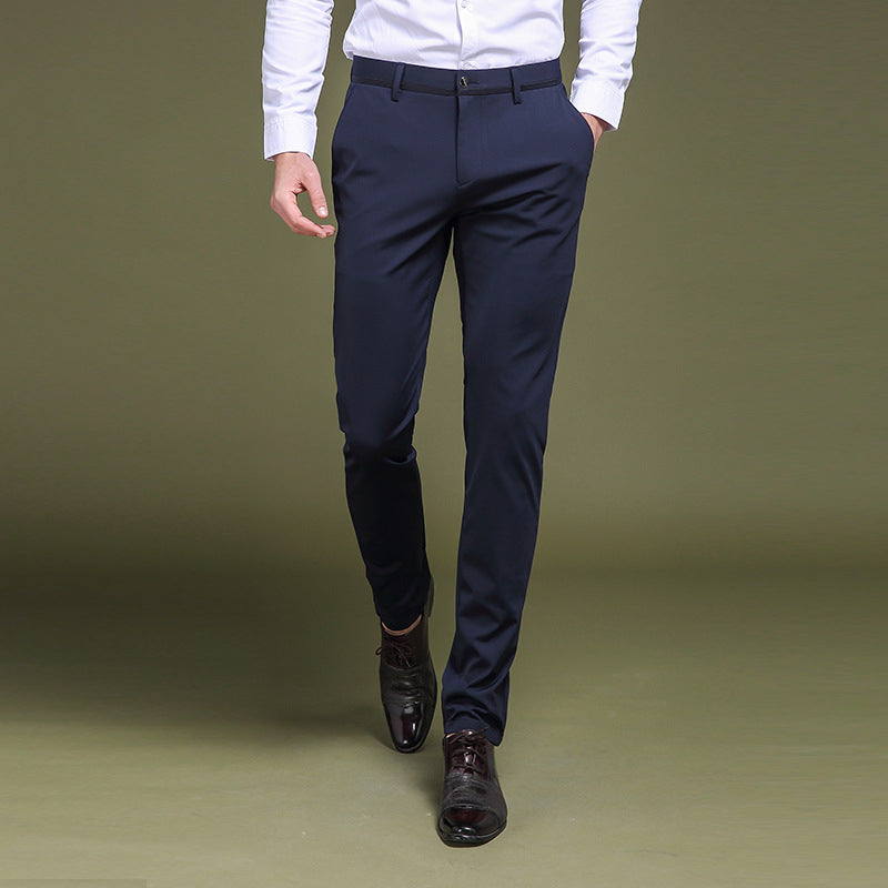 Herrenhosen – Smart Casual – Schmaler Schnitt – Stretchhosen – Anzughosen-HauteBerlin