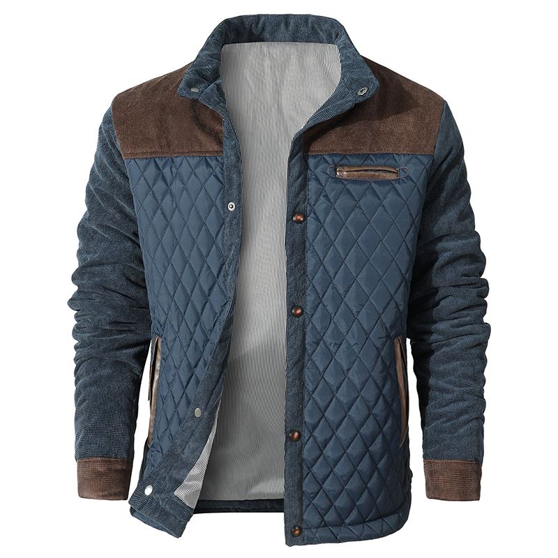 Herrenjacke - Button-Up - Herbst - Steppjacke - Winterjacke-HauteBerlin