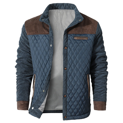Herrenjacke - Button-Up - Herbst - Steppjacke - Winterjacke-HauteBerlin