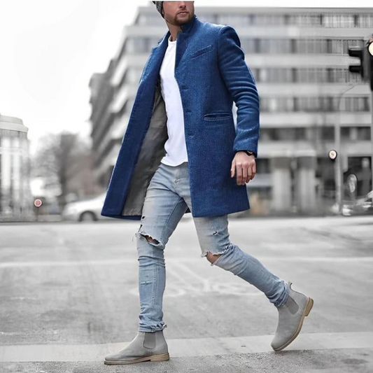 Herrenjacke | Button-Up | Stilvoll | Herbstjacke | Trenchcoat-HauteBerlin