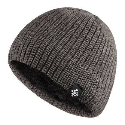 Herrenmütze - Warm - Fleece gefüttert - Strickmütze - Wintermütze-HauteBerlin