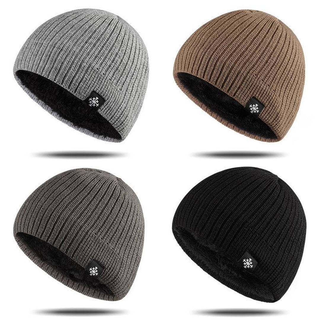 Herrenmütze - Warm - Fleece gefüttert - Strickmütze - Wintermütze-HauteBerlin