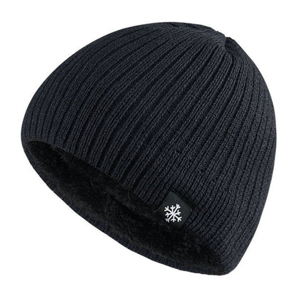 Herrenmütze - Warm - Fleece gefüttert - Strickmütze - Wintermütze-HauteBerlin
