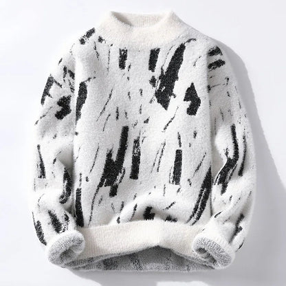 Herrenpullover | Flauschig | Warm | Strickpullover | Herren-Winterpullover-HauteBerlin