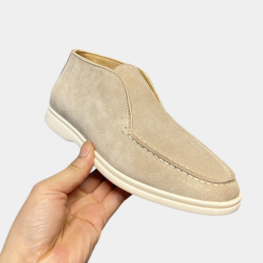 High Loafers – Bequeme Slip-On aus Wildleder für Herren-Chaps Herrenmode