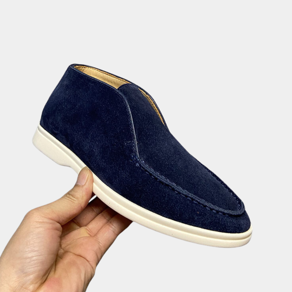 High Loafers – Bequeme Slip-On aus Wildleder für Herren-Chaps Herrenmode