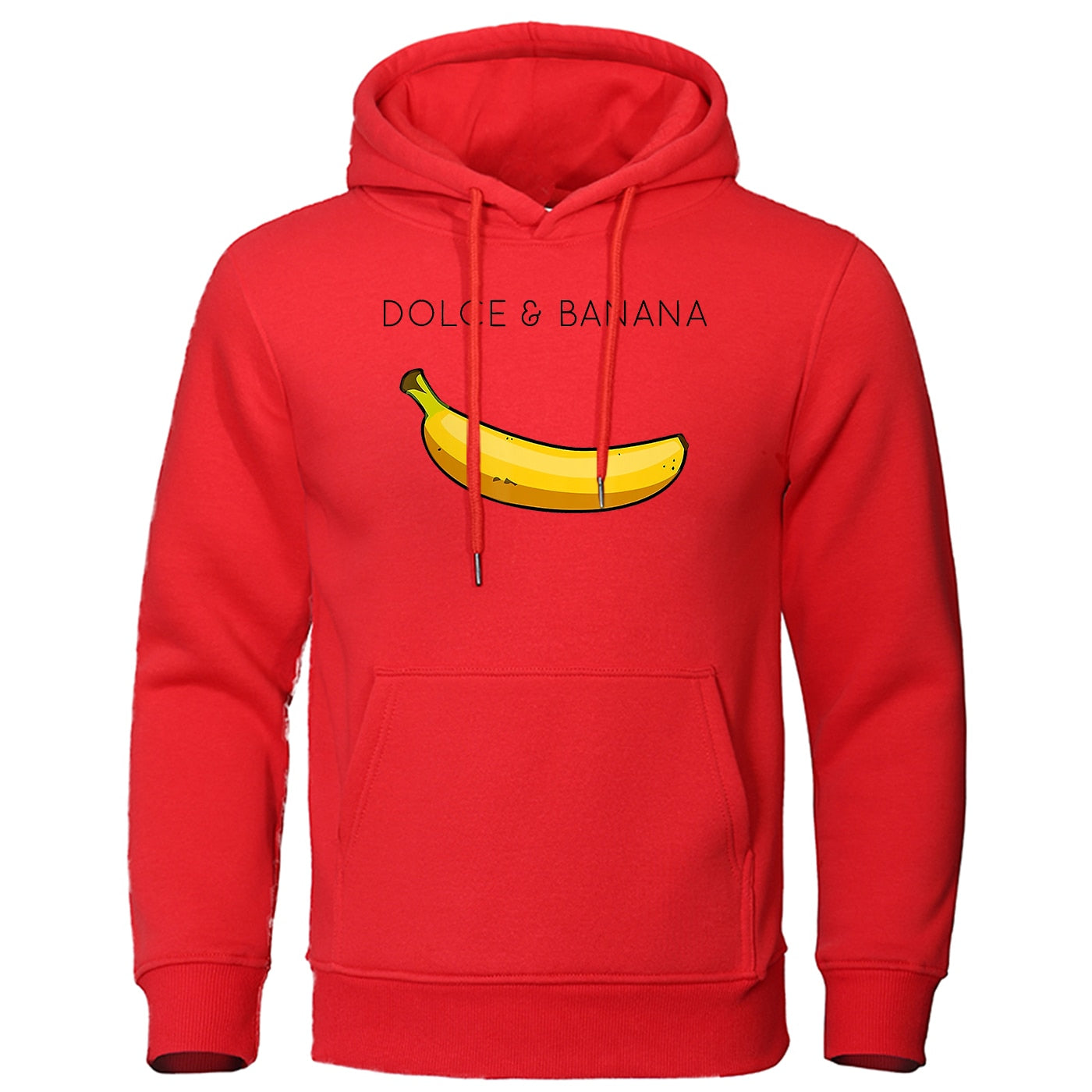 Hoodie - Bananendruck - Kängurutasche - Pullover Hoodie - Herren Hoodies-HauteBerlin