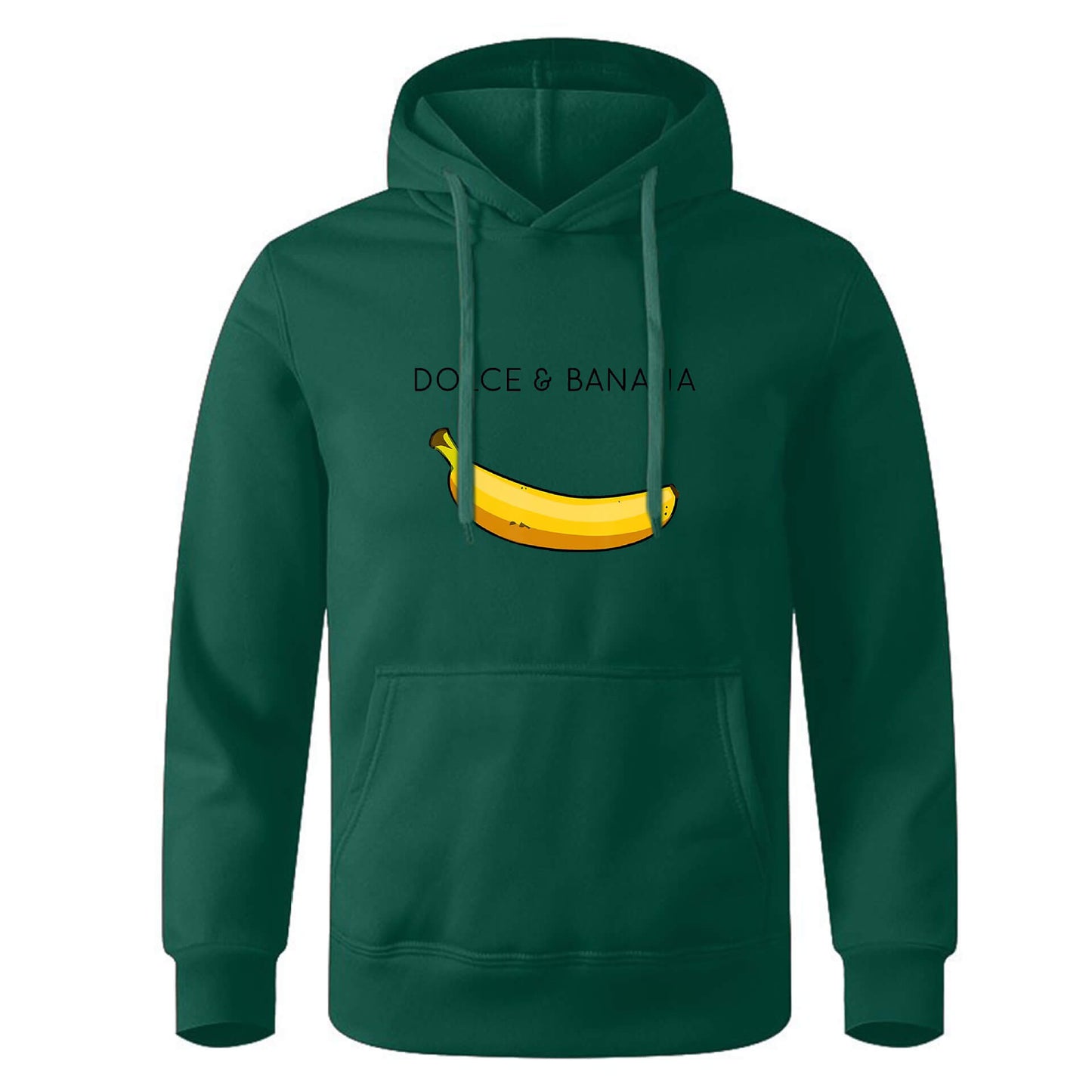 Hoodie - Bananendruck - Kängurutasche - Pullover Hoodie - Herren Hoodies-HauteBerlin