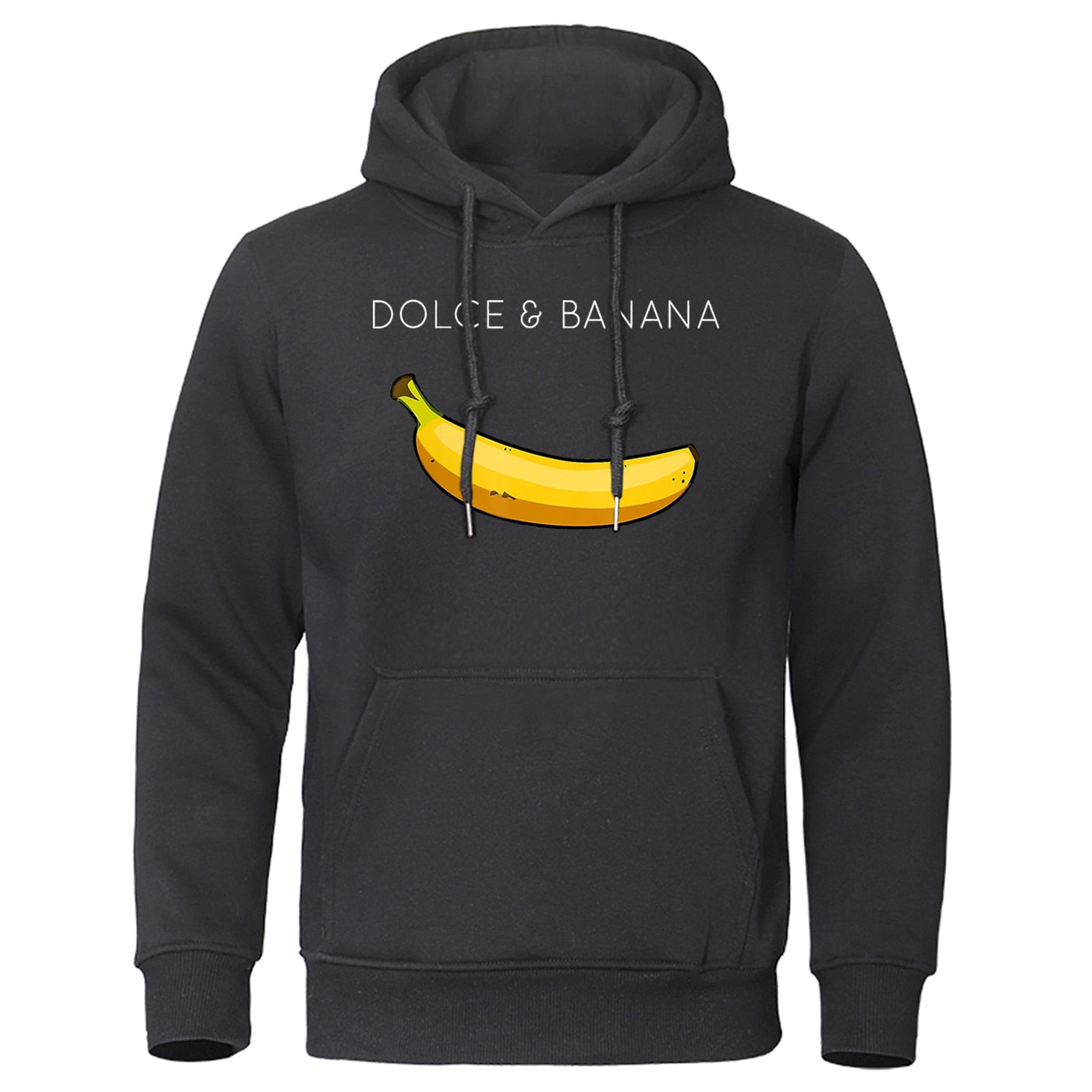 Hoodie - Bananendruck - Kängurutasche - Pullover Hoodie - Herren Hoodies-HauteBerlin