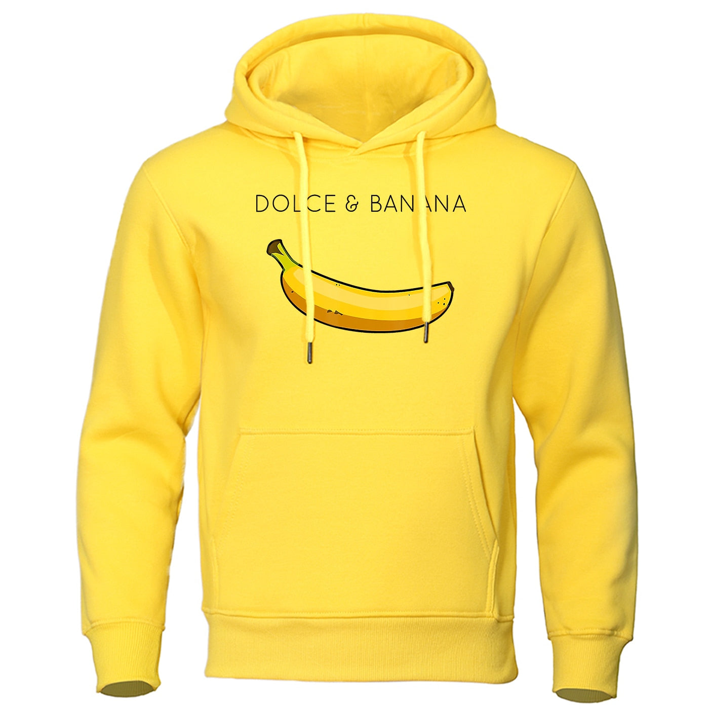 Hoodie - Bananendruck - Kängurutasche - Pullover Hoodie - Herren Hoodies-HauteBerlin