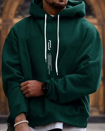 Hoodie - Gemütlicher Pullover mit Kordelzug und Tasche für Männer-HauteBerlin