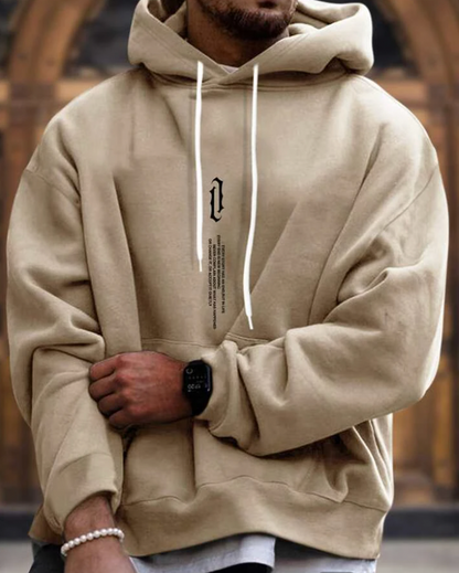 Hoodie - Gemütlicher Pullover mit Kordelzug und Tasche für Männer-HauteBerlin