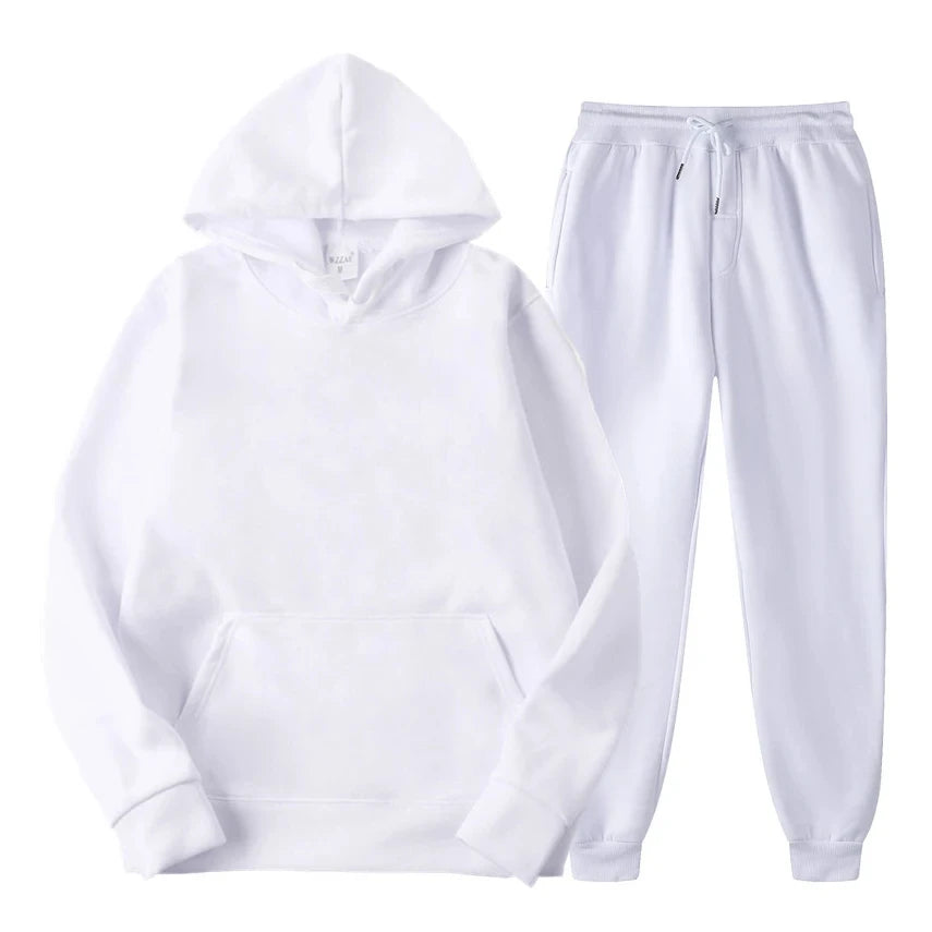 Hoodie Jogger Set - Kordelzug - Zweiteilig - Sweatsuit - Herrenbekleidung-HauteBerlin