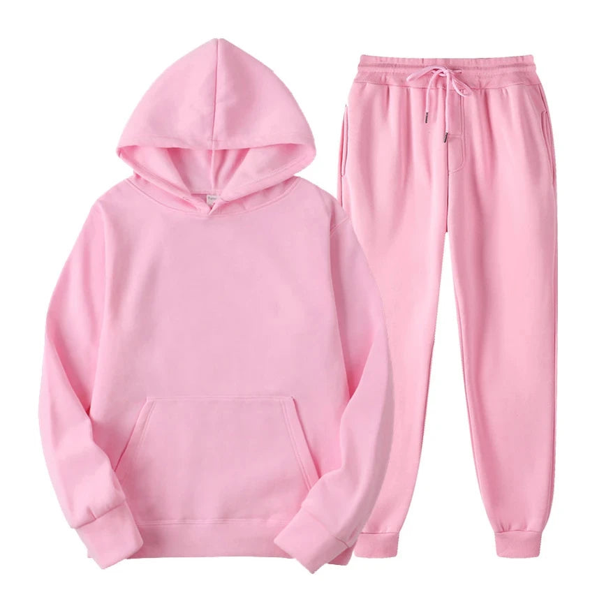 Hoodie Jogger Set - Kordelzug - Zweiteilig - Sweatsuit - Herrenbekleidung-HauteBerlin