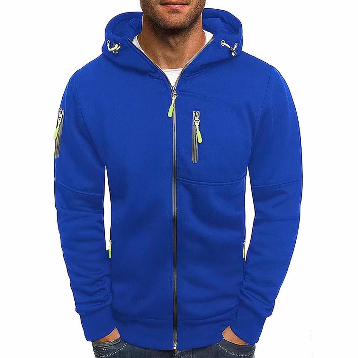 Hoodie | Langarm | Taschen | Zip Hoodie | Herren Hoodie-HauteBerlin
