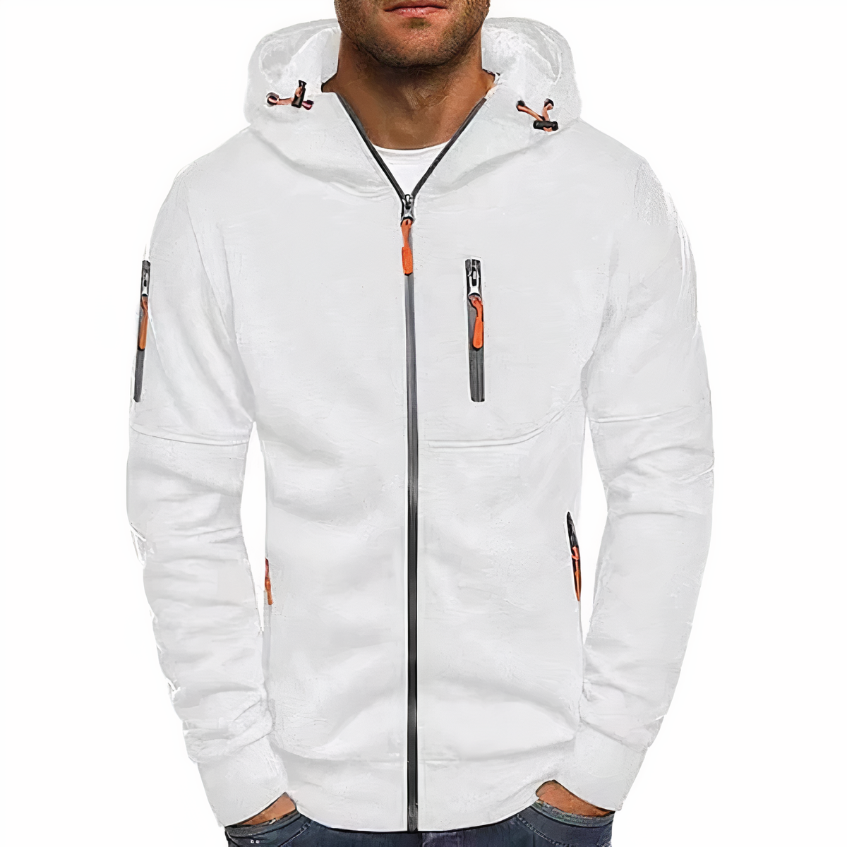 Hoodie | Langarm | Taschen | Zip Hoodie | Herren Hoodie-HauteBerlin