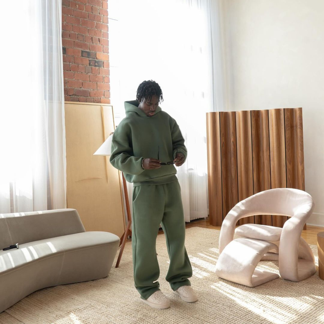 Hoodie und Jogginghose Set | Lässig | Zweiteilig | Trainingsanzug | Jogging-Set für Männer-HauteBerlin