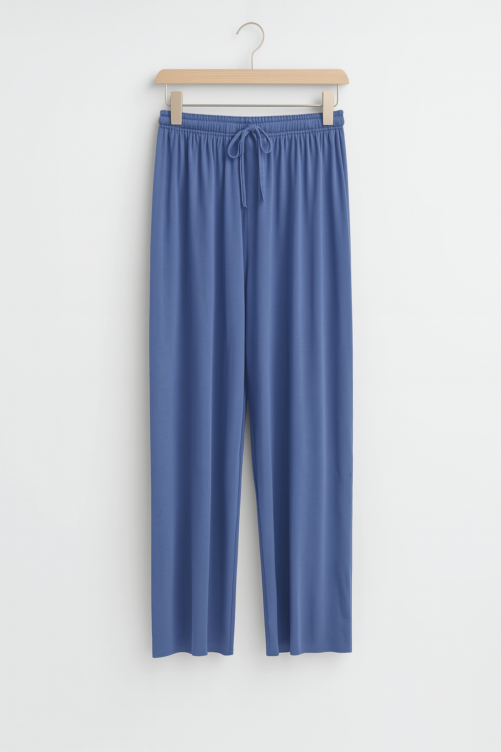 Hose mit Kordelzug – Elastischer Bund – Verkürzt – Gerade geschnittene Hose – Damenhose-HauteBerlin