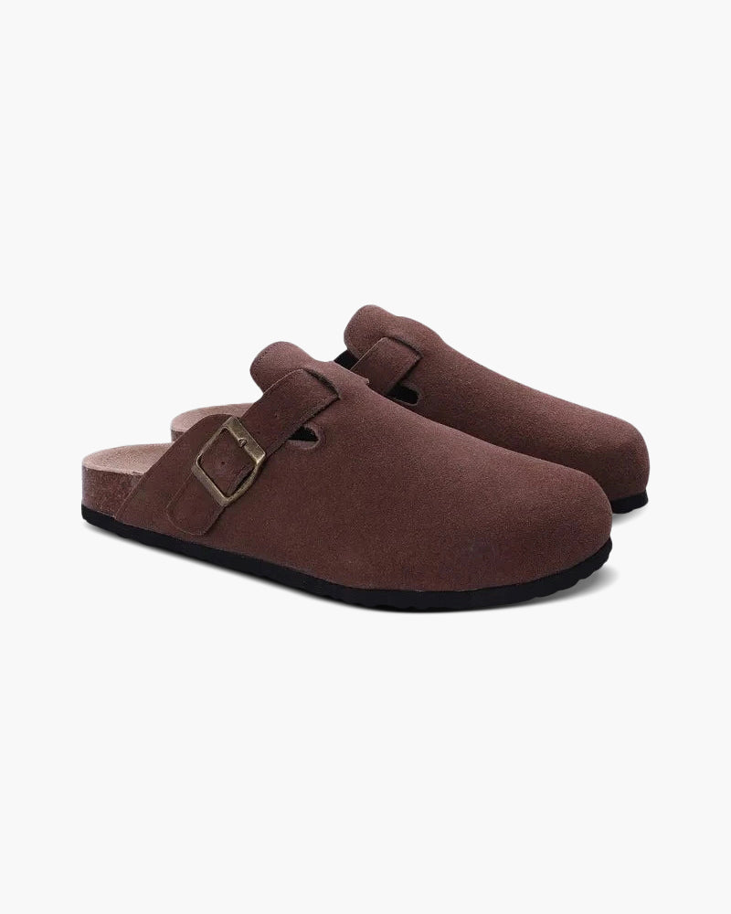 Clogs - Bequeme Herren Clogs aus Wildleder