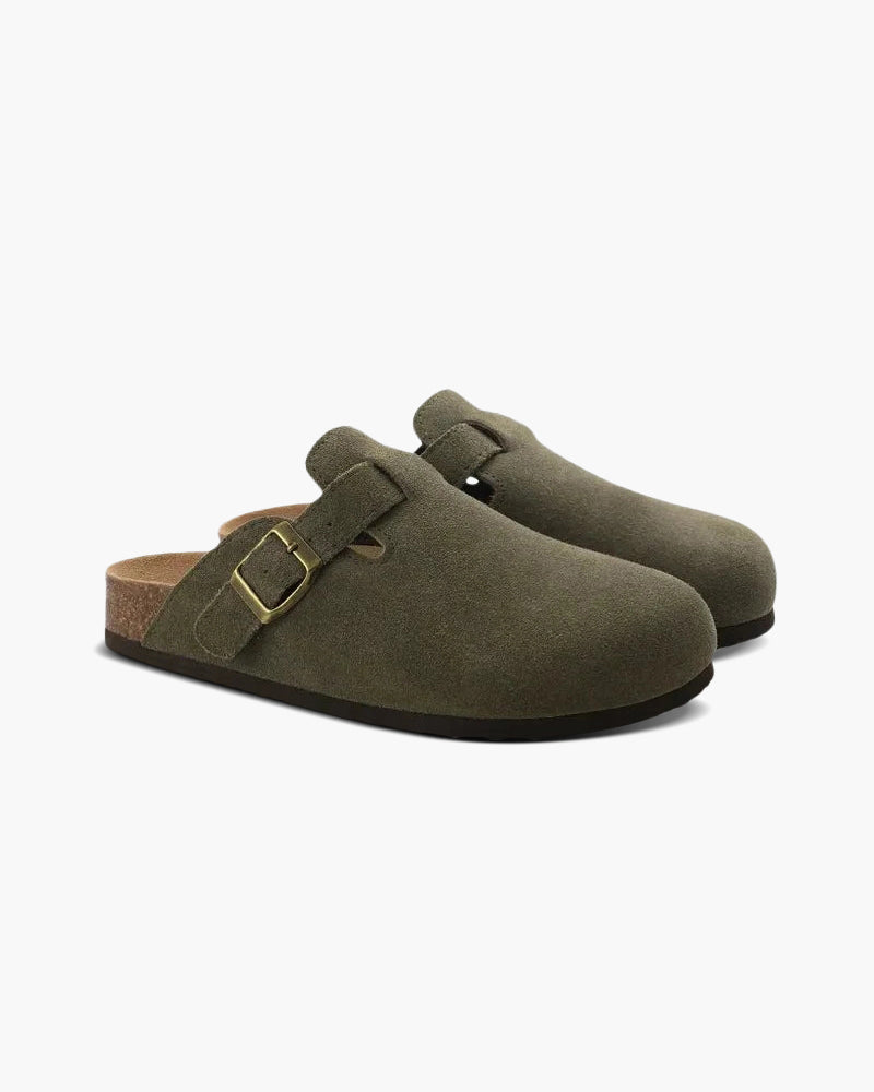 Clogs - Bequeme Herren Clogs aus Wildleder