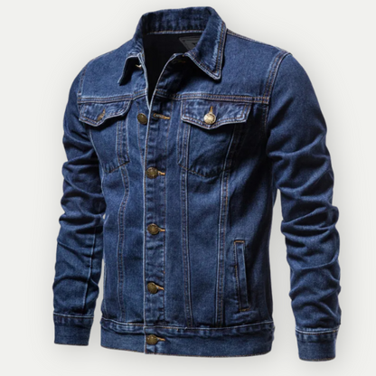 Jeansjacke – Lässige Slim-Fit-Jeansjacke für Herren-HauteBerlin