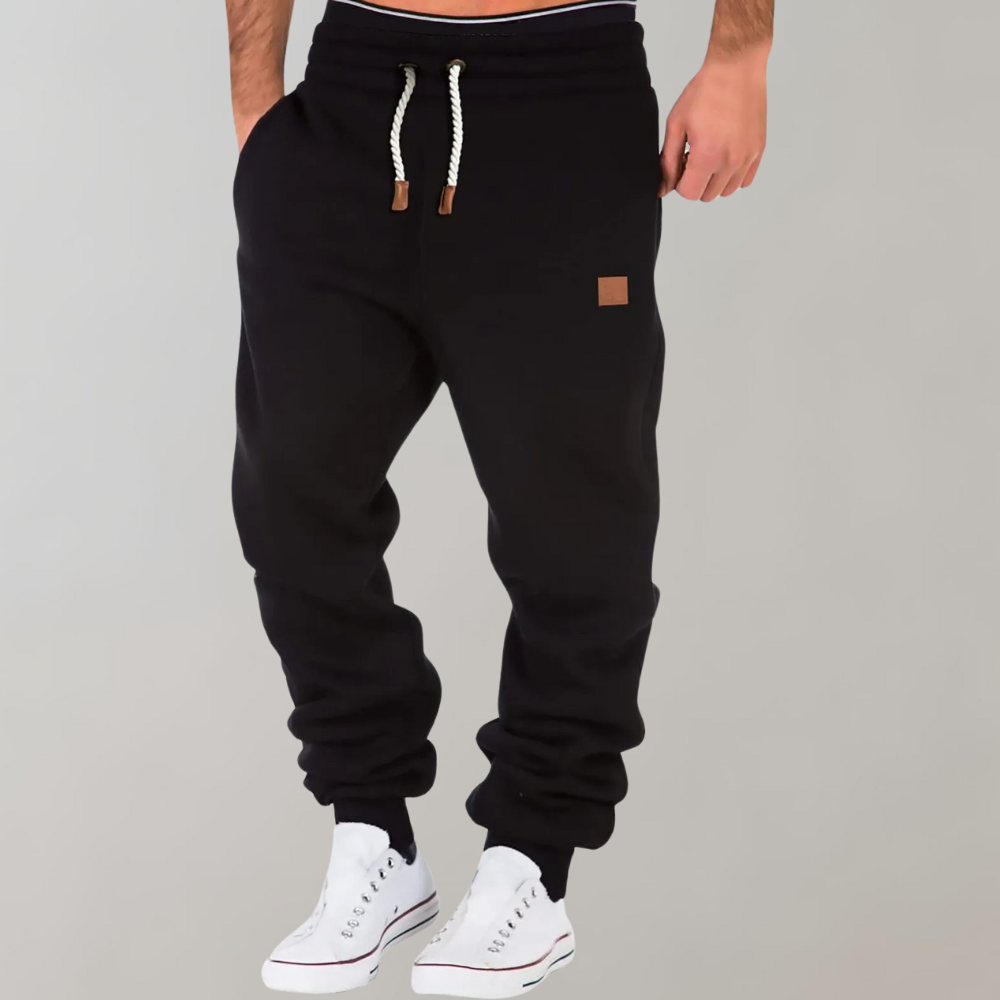 Jogger – bequeme Jogginghose für Herren mit elastischem Bund und Kordelzug-HauteBerlin