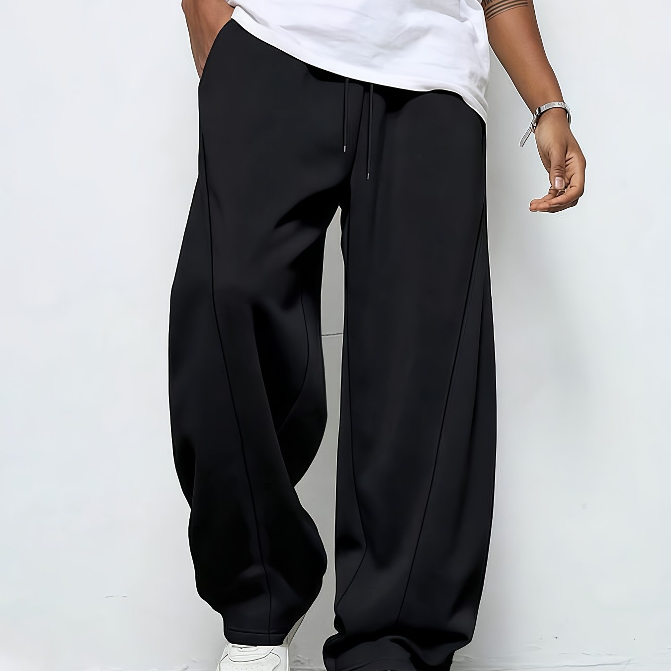 Jogger mit geradem Bein | Baggy | Kordelzug | Sweatpants | Jogger für Männer-HauteBerlin