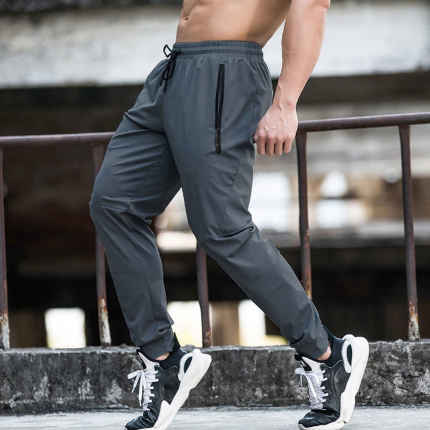 Jogginghose – Kordelzug – Leicht – Jogginghose – Activewear für Männer-HauteBerlin