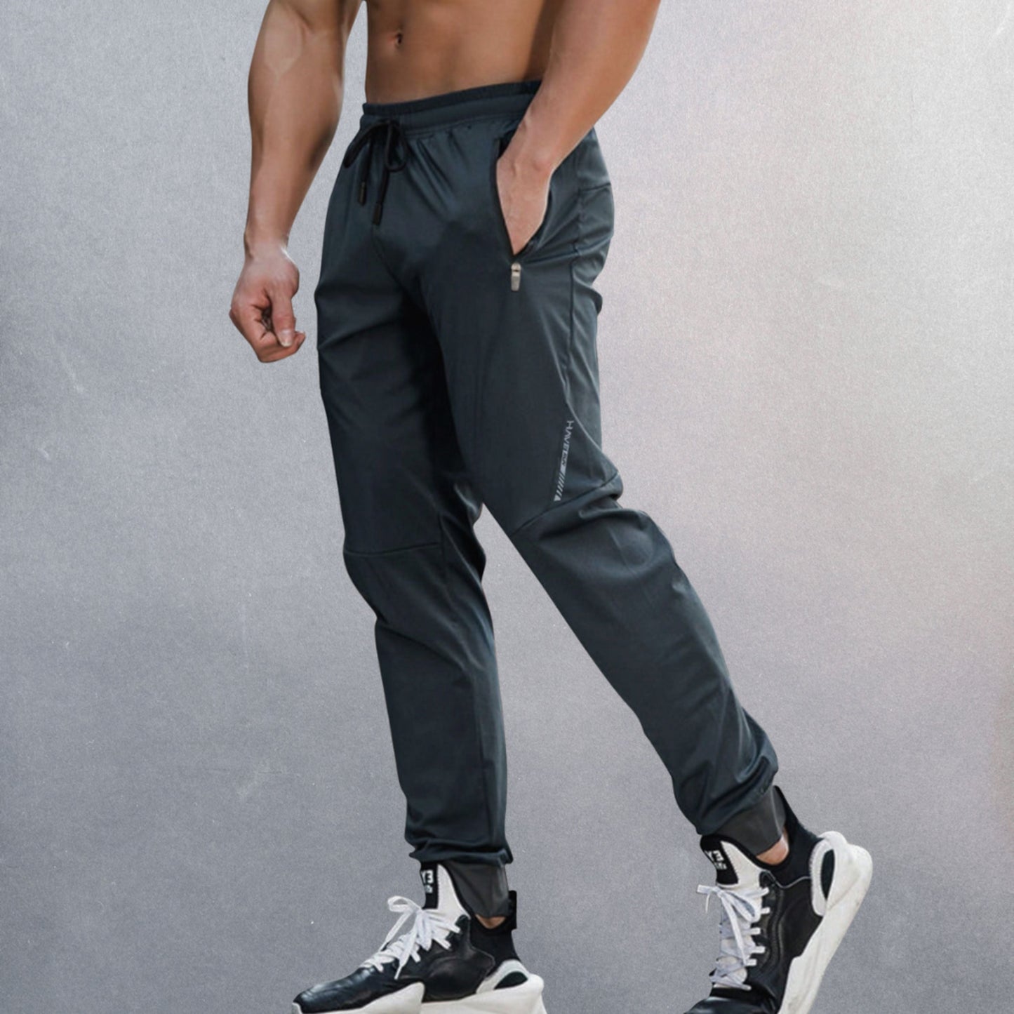 Jogginghose – Kordelzug – Leicht – Jogginghose – Activewear für Männer-HauteBerlin