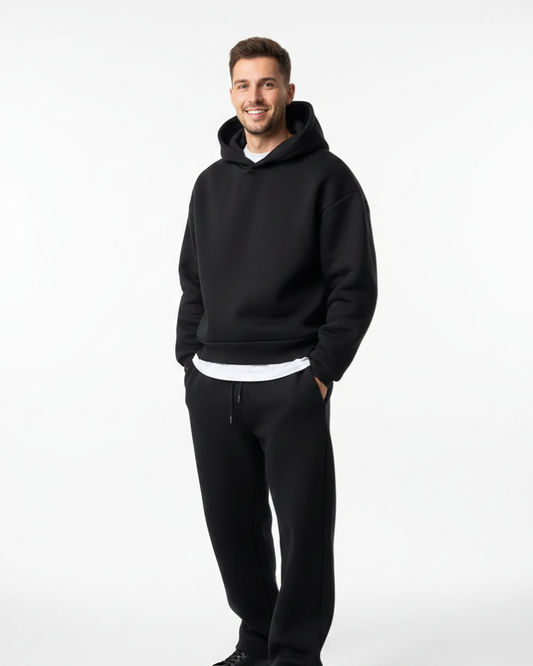 Hoodie and Joggers Set - Two-Piece - Pullover - Sweats Suit - Men's Tracksuit