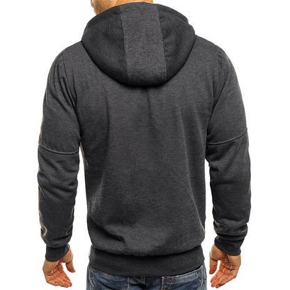 Kapuzenjacke mit Reißverschluss | Warm | Taschen | Kapuzenjacke mit Reißverschluss | Herren-Kapuzenjacke-HauteBerlin