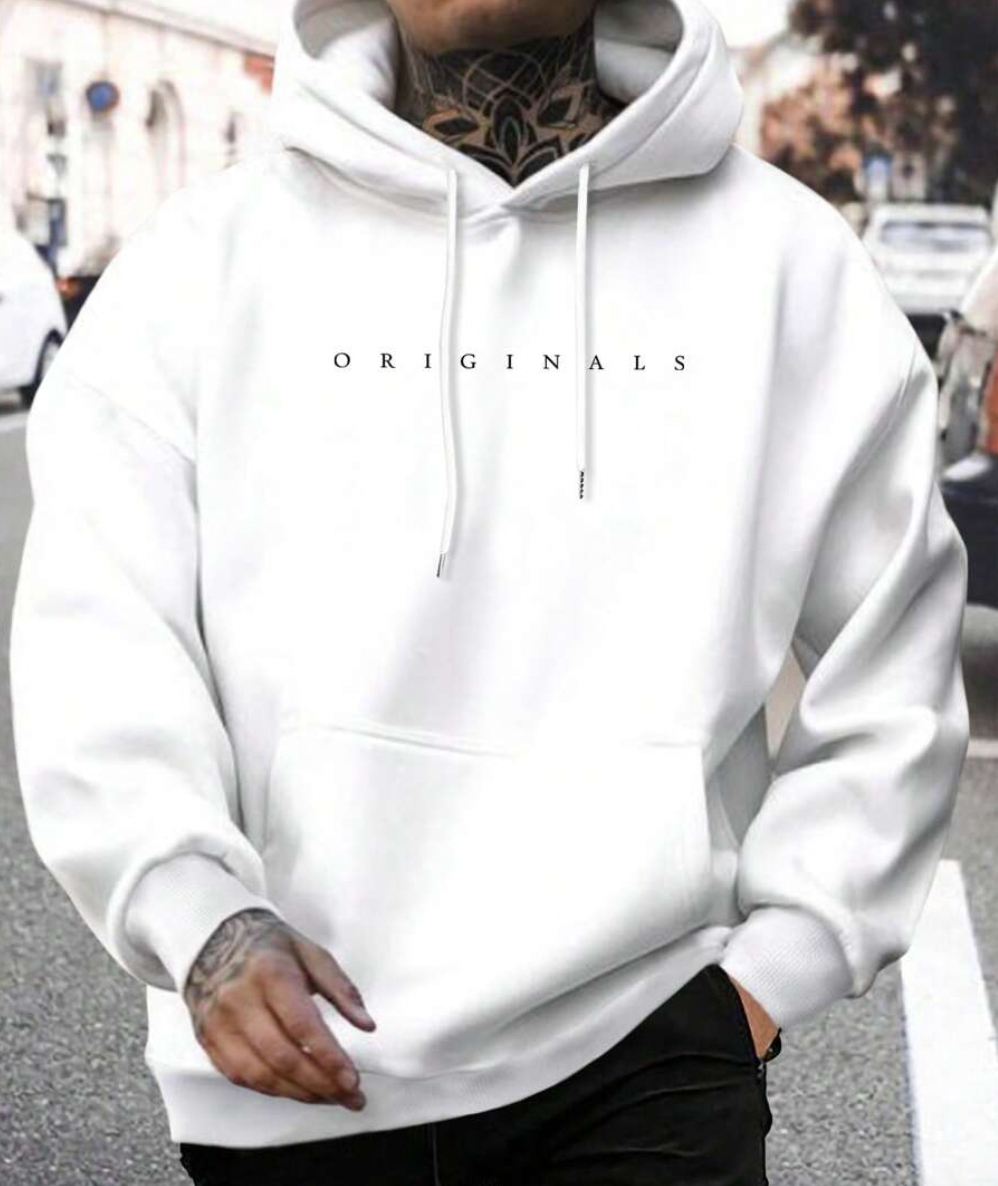 Kapuzenpulli - Gemütlicher Pullover-Hoodie mit Kordelzug für Männer-HauteBerlin