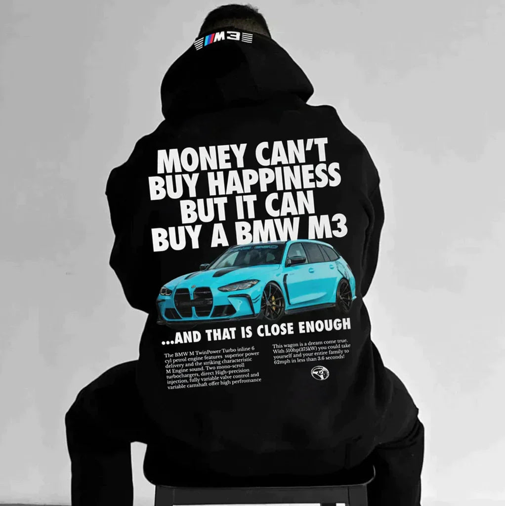 Kapuzenpullover | Auto-Print | Warm | Oversized-Kapuzenpullover | Herrenbekleidung-HauteBerlin