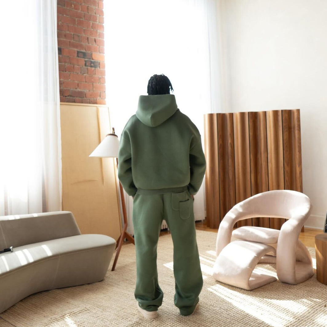 Kapuzenpullover und Jogginghose im Set | Zweiteiliger Trainingsanzug | Trainingsanzug für Männer-HauteBerlin