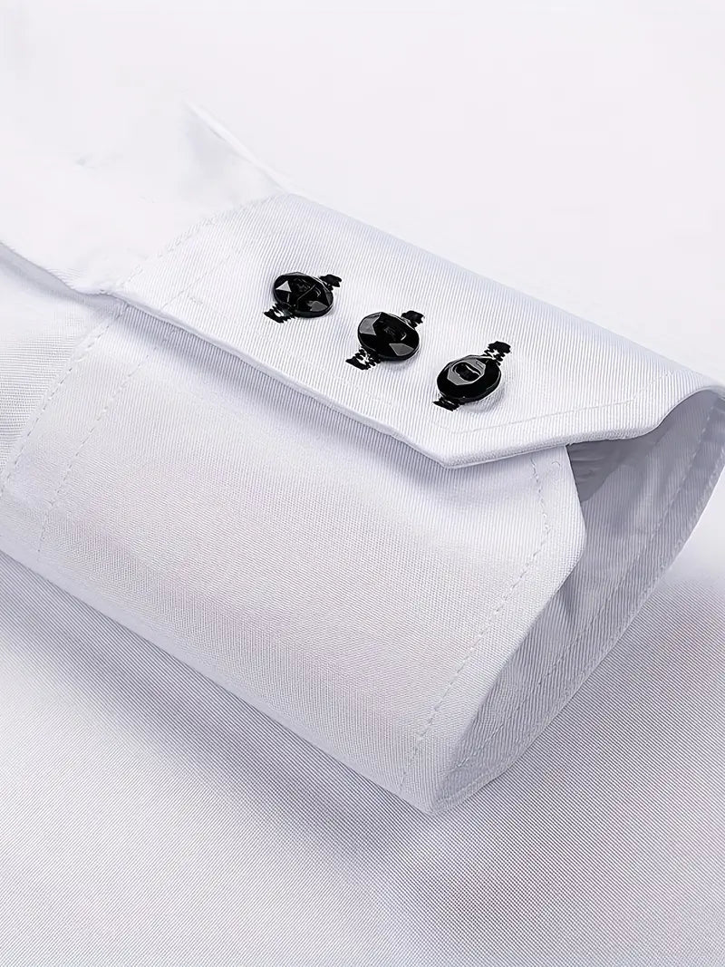 Kleidungshemd - Umlegekragen - knitterfrei Knitterfrei - Hemd mit Knopfleiste - Herrenhemd-Chaps Herrenmode