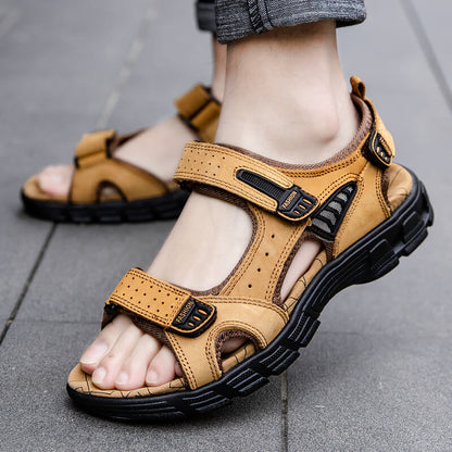 Klettverschluss-Sandalen – Orthopädische Sandalen – Sandalen für Spaziergänge – Sport-Sandalen – Herrensandalen-HauteBerlin