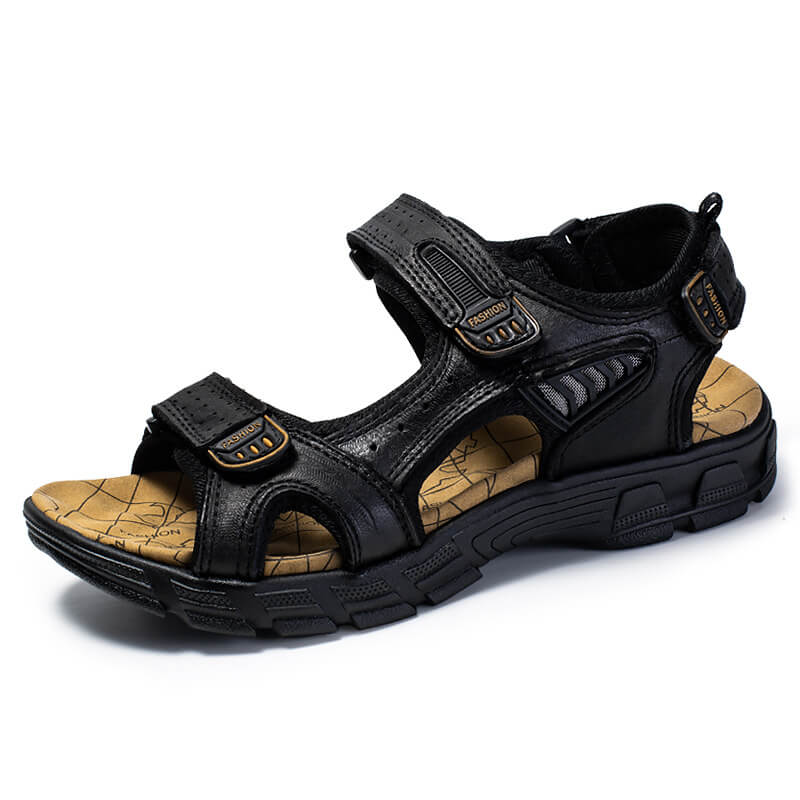 Klettverschluss-Sandalen – Orthopädische Sandalen – Sandalen für Spaziergänge – Sport-Sandalen – Herrensandalen-HauteBerlin