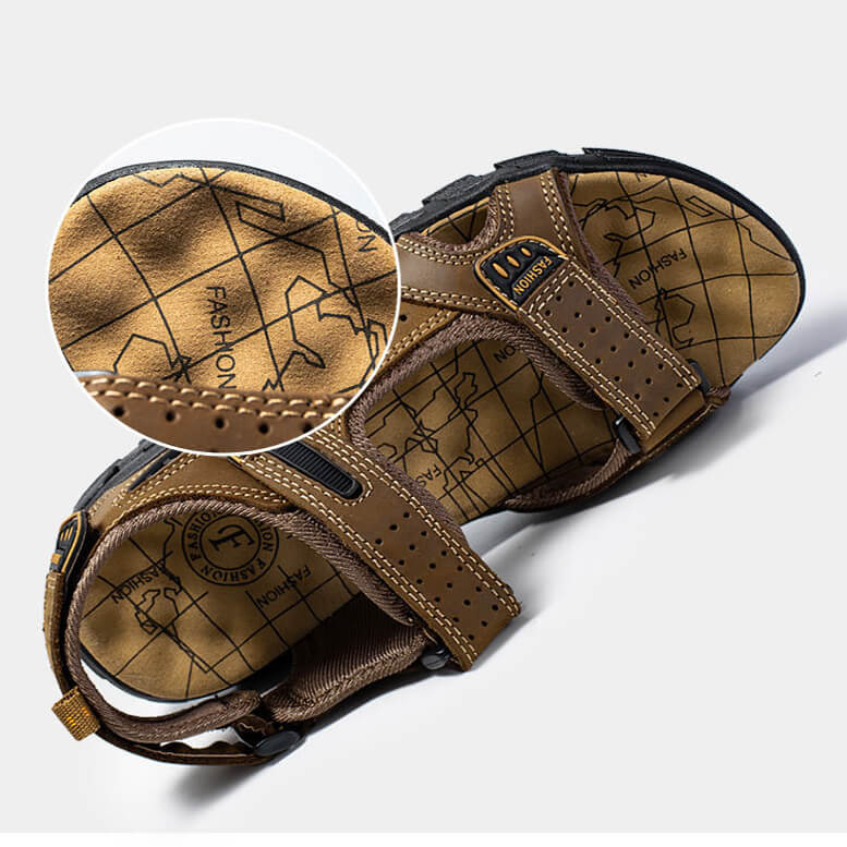 Klettverschluss-Sandalen – Orthopädische Sandalen – Sandalen für Spaziergänge – Sport-Sandalen – Herrensandalen-HauteBerlin