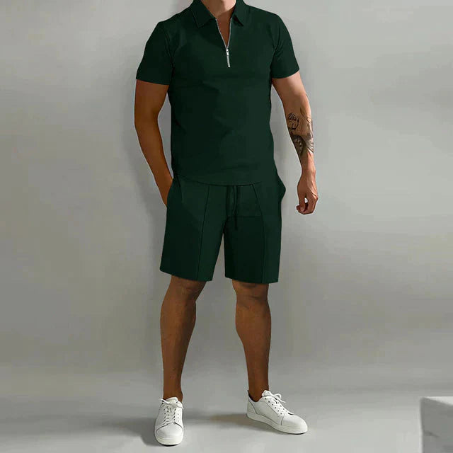 Koordinationsset | Zweiteiler | Kurzarm | Shorts-Set | Herrenbekleidung-HauteBerlin