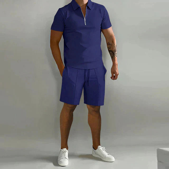 Koordinationsset | Zweiteiler | Kurzarm | Shorts-Set | Herrenbekleidung-HauteBerlin