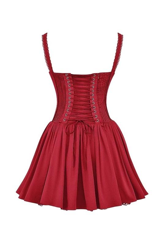 Korsettkleid - Ärmelloses Minikleid für Frauen-HauteBerlin