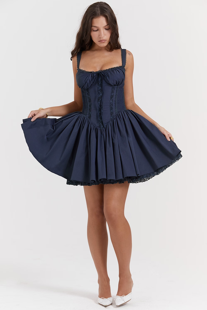 Korsettkleid - Ärmelloses Minikleid für Frauen-HauteBerlin