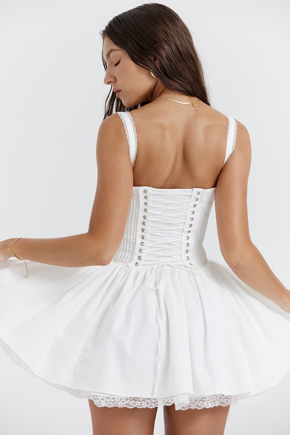 Korsettkleid - Ärmelloses Minikleid für Frauen-HauteBerlin