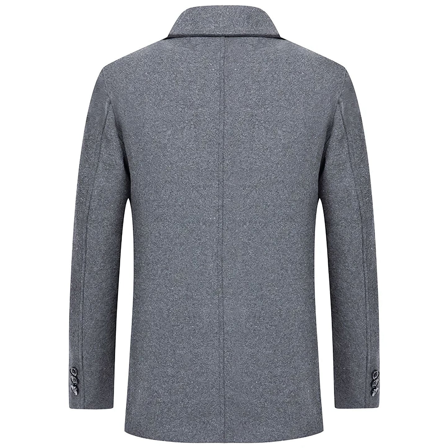 Kurzer Trenchcoat – Einreihig – Maßgeschneidert – Winter-Trenchcoat – Herrenjacke-HauteBerlin