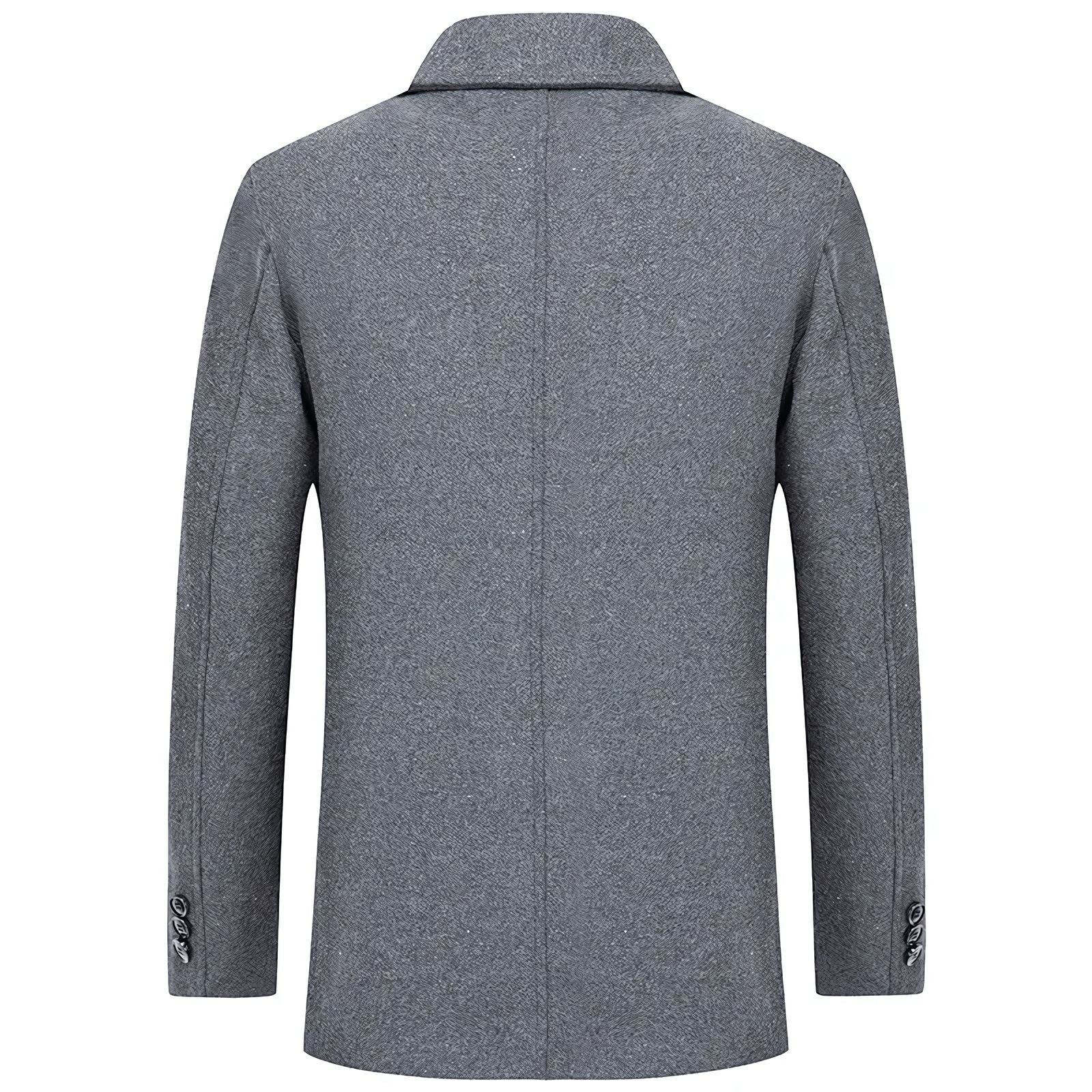Kurzer Trenchcoat – Einreihig – Maßgeschneidert – Winter-Trenchcoat – Herrenjacke-HauteBerlin