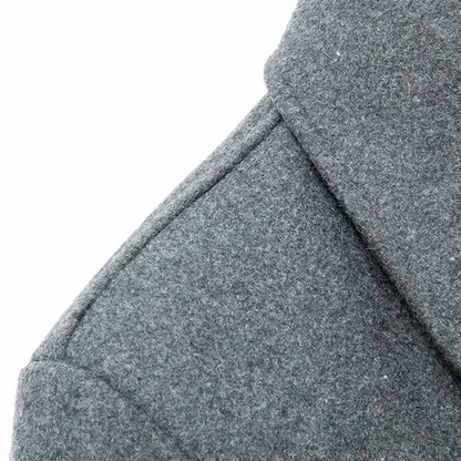 Kurzer Trenchcoat – Einreihig – Maßgeschneidert – Winter-Trenchcoat – Herrenjacke-HauteBerlin