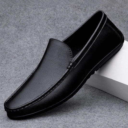 Leder Slipper - Slipper - Bequem - Mokassin - Herrenschuhe-HauteBerlin
