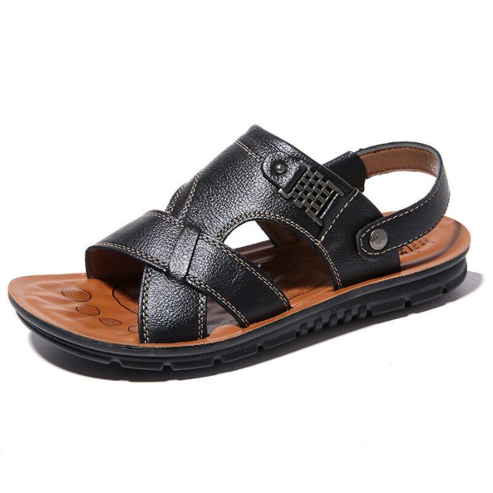 Ledersandalen – Ergonomisch – Sport – Orthopädische Sandalen – Herrensandalen-HauteBerlin